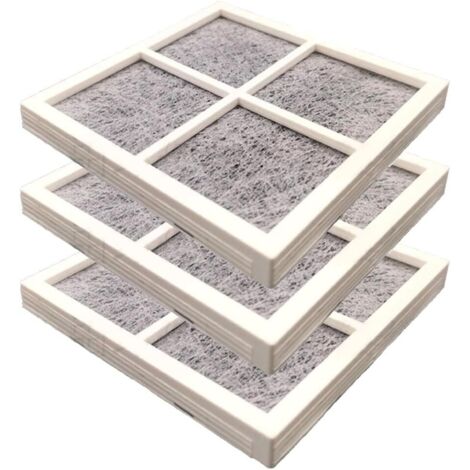 Lot de 3 filtres à air de rechange pour réfrigérateur LG LT120F/Kenmore Elite 469918 (1/5)