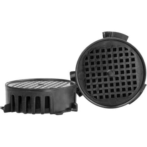 Pack de 2 filtres à charbon actif pour réfrigérateur Liebherr 9096342 9881116, filtre à air frais pour Miele 10806820, filtre à charbon rond Ø 45 mm (1/5)