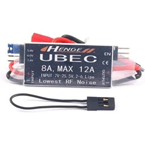 8A UBEC Sortie 5V / 6V 8A Max 12A Inport 7V-25.5V 2-6S Lipo / 6-16 cellules Ni-Mh Contribution Changer de Mode Bec pour RC Helicopter (1/5)