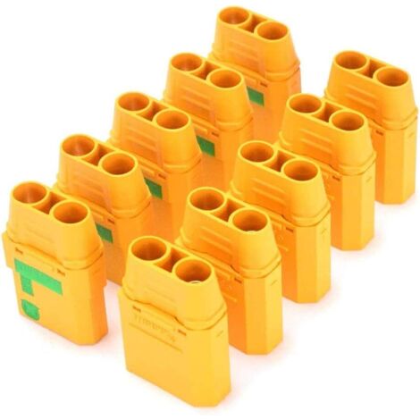 5 Paires Amass XT90S XT90-S XT90 Connecteur Anti-Spark Male Female Motor Adapter for Battery ESC and Charger Lead for RC Car Truck (1/5)