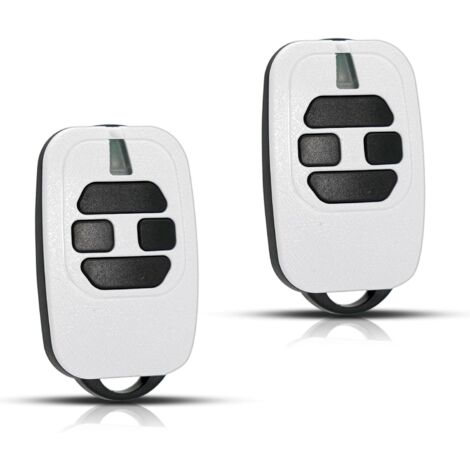 Lot de 2 télécommandes DEA 433,92 MHz compatibles GTI2, GTI4, GT2, GT4, Mio TR2, TR4, TR2N, TR4N, Genie 273, Gold 288 – télécommande pour portail et porte de garage avec portée jusqu’à 150 m (1/5)
