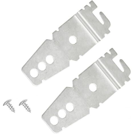 Lot de 2 supports de montage universels pour lave-vaisselle sous le comptoir avec vis, compatible avec Whirlpool, Kenmore (1/5)