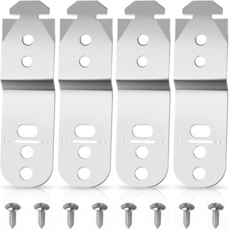Support de montage pour lave-vaisselle 00619985 compatible avec Bosch et différentes marques (2 paires) (1/5)