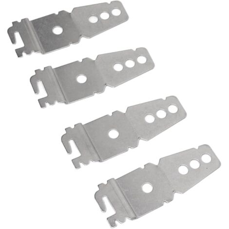 Ensemble de 4 Supports de Montage pour Lave-vaisselle en Acier Inoxydable, Installation Simple avec Vis pour Lave-vaisselle Sous le Comptoir, 1,9 Oz, pour Sears (1/5)