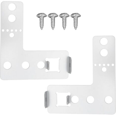 00170664 Lot de 2 supports de montage pour lave-vaisselle compatibles avec Bosch, Siemens, Neff, angle de fixation gauche et droit (1/5)