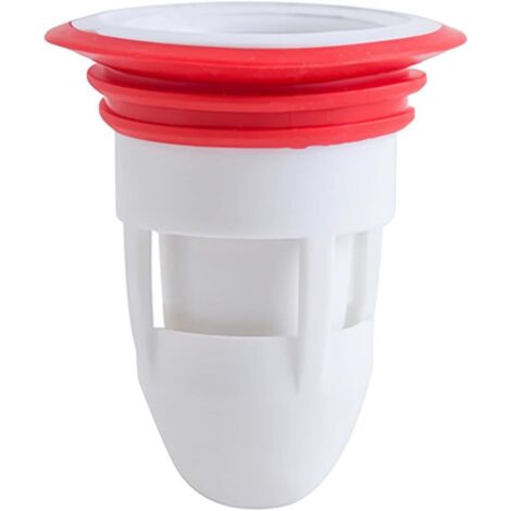 Vanne de prévention de reflux d'échappement de plancher de douche, anti-odeur, unidirectionnel, bouchon de vidange de sol pour cuisine et salle de bain, blanc (1/5)