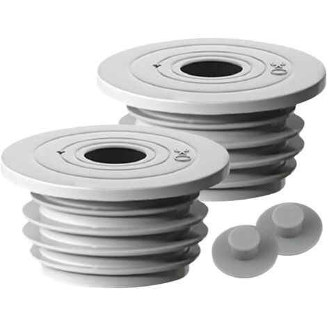 Joint de Tuyau de vidange de Machine à Laver, Dispositif Anti-Reflux d'échappement - Bouchon de vidange de Sol avec Joint de Tuyau d'égout de 2 pièces,Anneau d'étanchéité pour Tuyau de Cuisine ver (1/5)