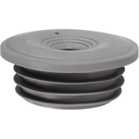 Joint d'Étanchéité pour Tuyau de Vidange, Bouchon d'Étanchéité en Silicone pour Machine à Laver, Bouchon de Vidange Anti-Odeur pour Tuyau d'Égout de 70-75 mm en PVC, Gris (1/5)