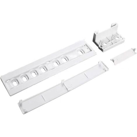 Rails coulissants robustes pour réfrigérateur avec charnière à longueur réglable pour mouvement de porte, fournitures de montage coulissantes pour portes de réfrigérateur (1/5)