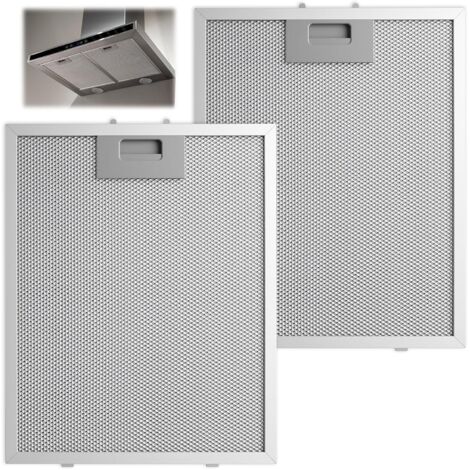 Filtre à Graisse métallique pour Hotte Aspirante, 320 x 260 x 10 mm, 2 Filtres en Aluminium 5 Couches pour Hottes, Filtre Hotte Universelle, Large Gamme D'applications, Compatible Avec la Plupart Des (1/5)