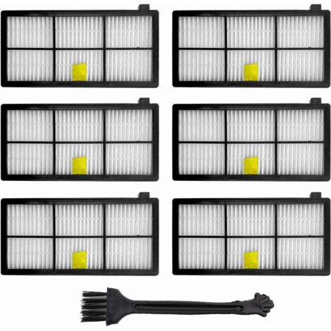 Lot de 6 filtres série 900 compatibles avec les filtres iRobot Roomba 800 980 960 896 895 886 880 871 866 865 860 850 805 800 pièces de rechange (1/5)