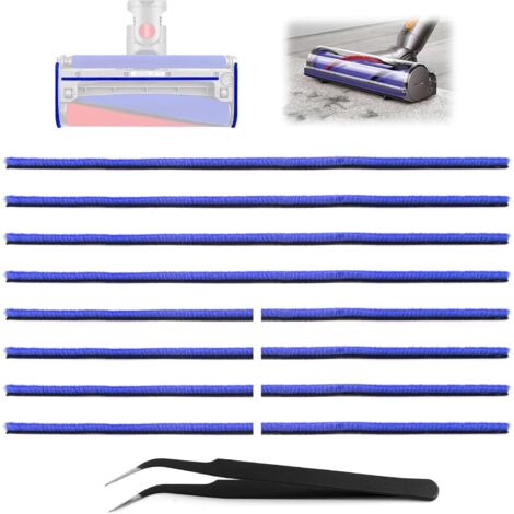12 pièces de bandes en peluche douces pour aspirateur Dyson V6 V7 V8 V10 V11 V12 V15 DC58 DC59 DC62 DC72 DC74, pièces de rechange douces, têtes de nettoyage d’aspirateur pièces de rechange 4 【23 cm (1/5)