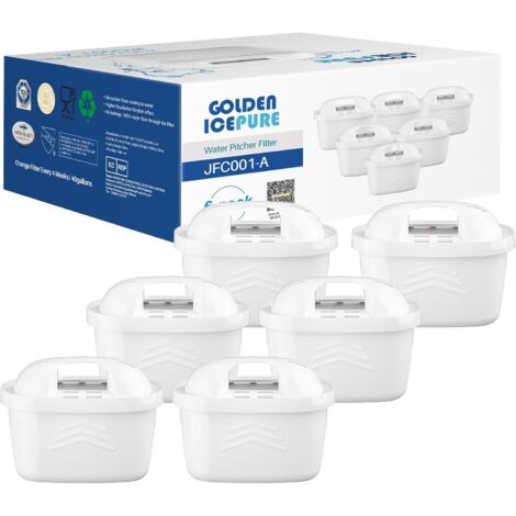 Filtre à eau pour bouilloire Compatible Avec Brita Maxtra+, Maxtra Plus, Mavea, Anna Duomax, 6 pièces (1/5)