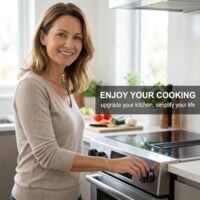 Bouton De Commande Universel Noir Pour Toutes Les Marques De Fours, Cuisinières Et Plaques De Cuisson (Paquet De 4)