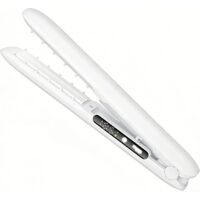 Lurrow Lisseur Sans Fil, Mini De Voyage Lisseur cheveux, Lisseur à Panneaux En Céramique, Lisser Rechargeable Portable à Double Alimentation, Affichage Numérique De La Température, Chauffe Rapide