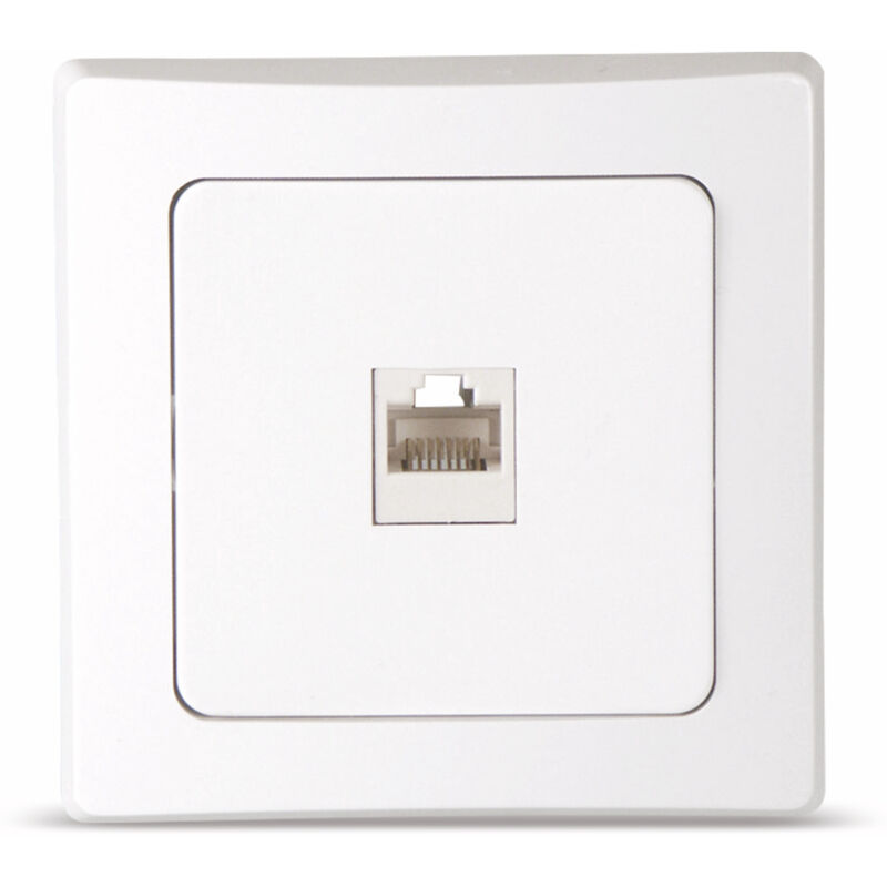 Prise RJ45 DELPHI, CAT.5e, blanche