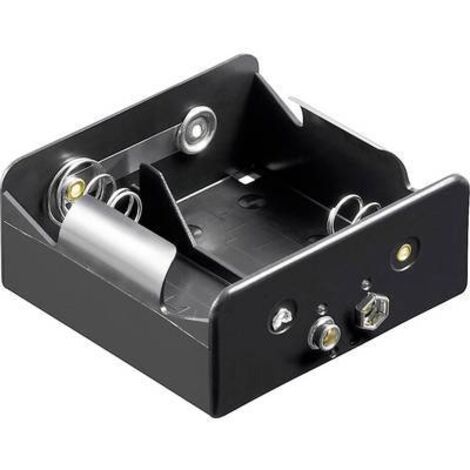 Porte-piles GOOBAY, 2x Mono, connexion Clip (1/2)