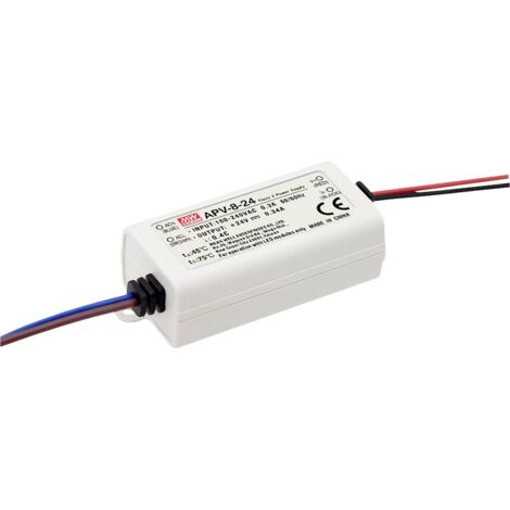 Bloc d'alimentation à découpage LED Transformateur pour LED à tension constante MW Mean Well APV-8-5 7 W (max) 0 - 1.4 A 5 V/DC non dimmable, prote W201501