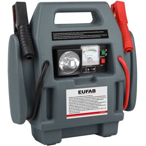 EUFAB Démarreur 16643, 3 en 1, 7 Ah