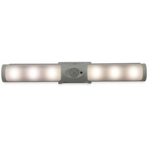 DAYLITE Barre lumineuse LED PIR 09 avec détecteur de mouvement, fonctionnant sur batterie, blanc (1/4)