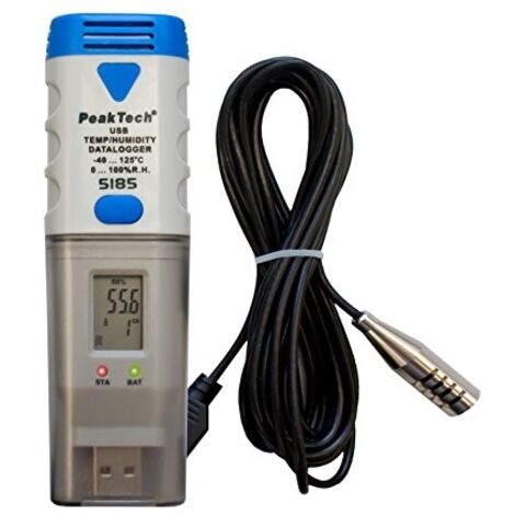 PeakTech 5185 - enregistreur de données Température Humidité -40 ... + 125 ° C