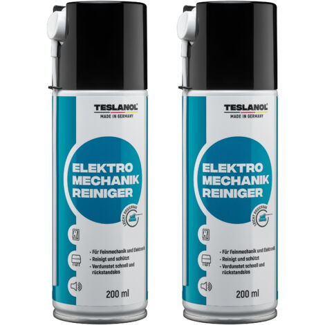 TESLANOL 26017 Spray nettoyant électro-mécanique, 200 ml, 2 pièces (1/2)