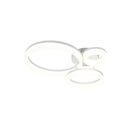 REALITY Plafonnier LED Scope R63601331, 32W, 4000K, 4200lm, blanc neutre, IP20, blanc (1/5)