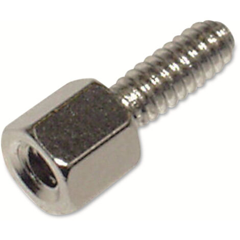 ECON CONNECT Boulon hexagonal avec filetage intérieur et extérieur UNC 4-40 (1/2)