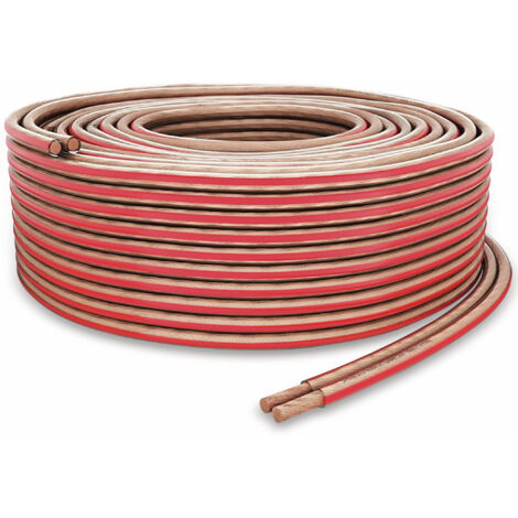 Câble haut-parleur PURELINK, 2x2,5 mm², 25 m, transparent, OFC (1/5)