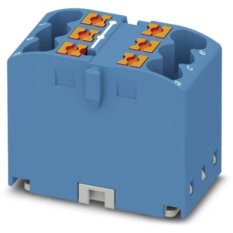 Phoenix Contact 3273266 Bloc de distribution 15.6 mm ressort de traction bleu 10 pc(s) (1/2)
