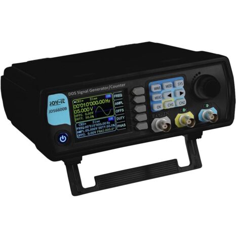 Générateur de signaux et fréquencemètre JOY-IT, JT-JDS6600-B, noir (1/2)