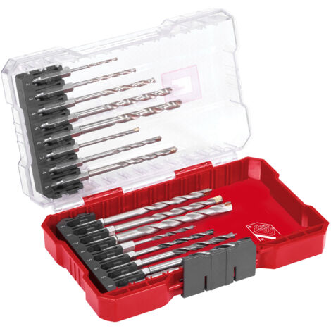 Einhell – Set de forets pour métal, bois et pierre – 16 pièces en acier HSS et carbone – Tige E 6.3 compatible – Coffret de rangement pratique (1/5)