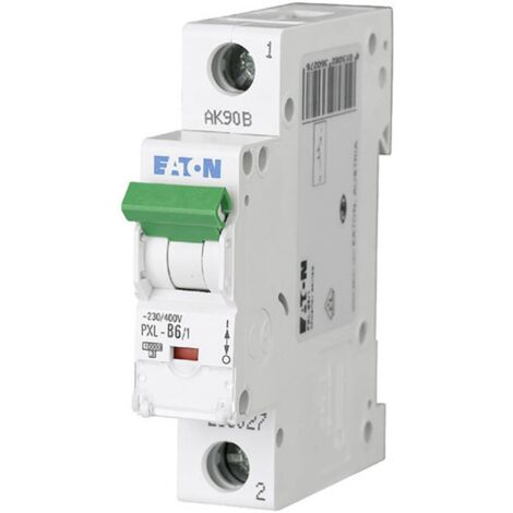 Disjoncteur Eaton PXL-B6/1, B, 6A (1/2)