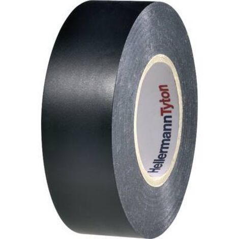 Ruban isolant HELLERMANNTYTON, 710-00155, HelaTapeFlex15, noir, 19mmx20m (1/2)