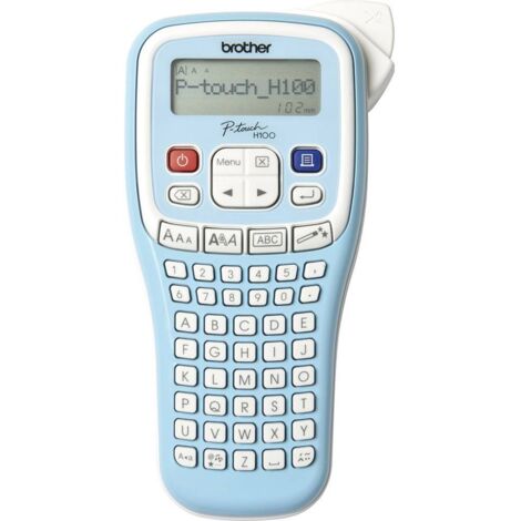 Etiqueteuse P-touch H100LB – Pour rubans TZe 3,5 à 12 mm – Impression thermique rapide 20 mm/s – Écran rétroéclairé – Brother