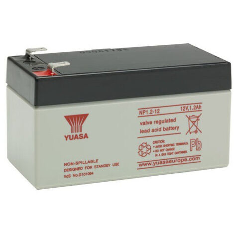 Batterie plomb étanche NP1.2-12 Yuasa 12V 1.2ah