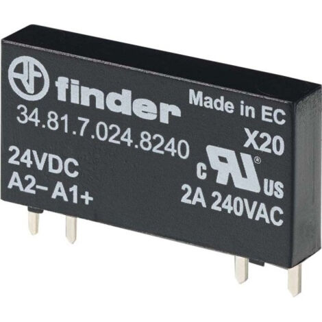 Relais statique Finder 34, 2 A, Montage sur CI, 30 V, 240 V c.a. ( Prix pour 1 ) (1/3)