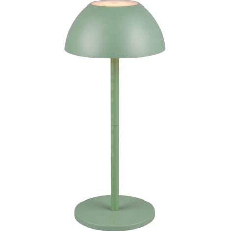 Lampe de table Ricardo vert pistache Ø 13,5cm - R54106149 (1/5)