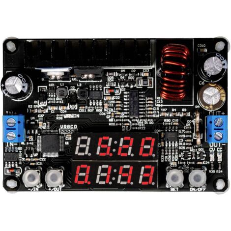 Convertisseur abaisseur JOY-IT, SBC-Buck03, entrée 6-40V, sortie 0-32V, 0-5A (1/2)