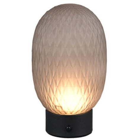 Lampe de table LED rechargeable TRIO FACETTE, 564210154, 1,5 W, 140 lm, 3000 K, fumé (1/3)