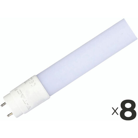 Tube LED V-TAC VT-9077, T8, G13, EEK : F, 14 W, 1400 lm, 4000 K, 900 mm, 8 pièces (1/5)