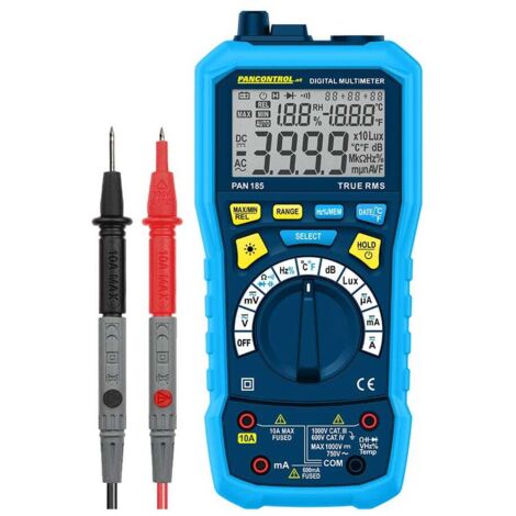Pancontrol PAN 185 Multisensor Multimètre Noir Polyvalent (1/4)