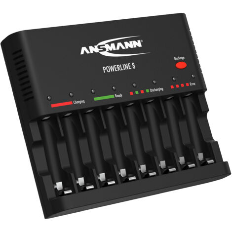 Chargeur de piles rondes NiCd, NiMH Ansmann Powerline 8 D30803 (1/10)