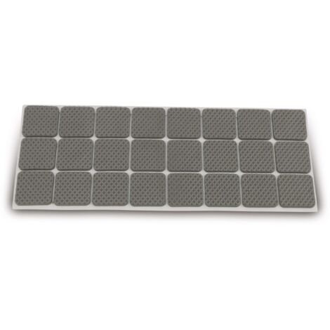 EUROTOOLS Patins pour meubles 343-NBFR, EVA, 28x28 mm, 24 pièces (1/2)