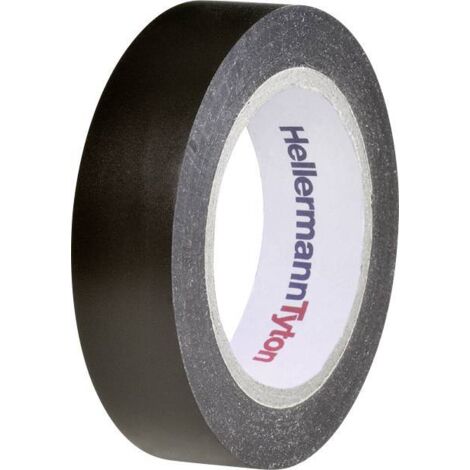 Ruban isolant HELLERMANNTYTON, 710-00104, HelaTapeFlex15, noir, 15mmx10m (1/2)