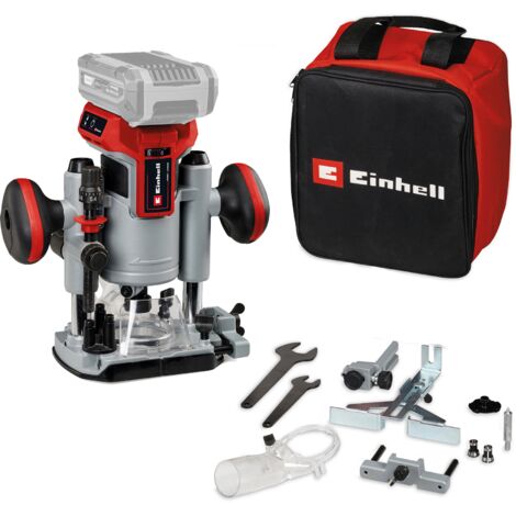 Einhell Professional Défonceuse-affleureuse combinée sans fil TP-RO Set 18 Li BL-Solo PXC (18 V, Brushless, avec accessoires et sac) Livré sans Batterie ni Chargeur