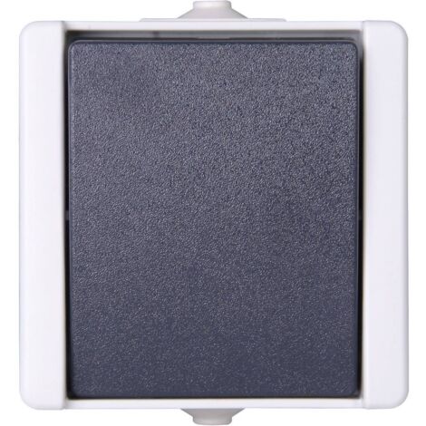 Interrupteur pour pièce humide KOPP proAQA 540356003, gris (1/2)
