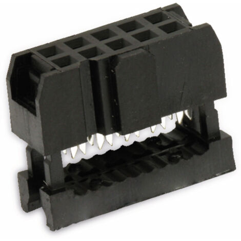 Connecteur ECON pour câble plat, pas 2,54, 10 broches (1/2)