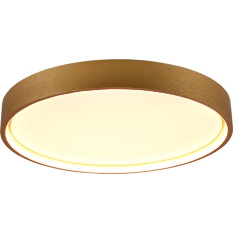Plafonnier LED TRIO Doha 641310208 laiton mat, 29 W, 3260 lm, CCT (1/5)