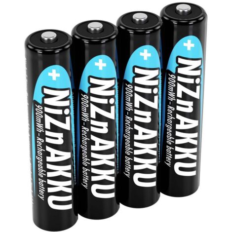 ANSMANN Micro-Pile rechargeable, NiZn, 550mAh, pack de 4 (1/4)